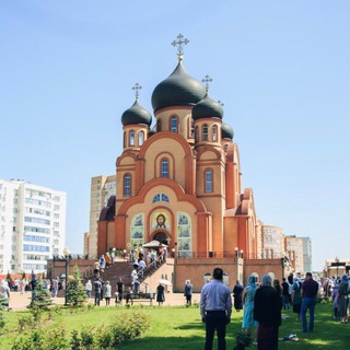 Логотип @hramoskol - Храм преподобного Сергия Радонежского