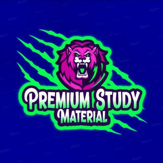 Логотип @httpspremiumstudymaterials - 💎PREMIUM STUDY MATERIAL💎