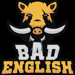 Логотип @huinglish - EBIN English X---DDDD