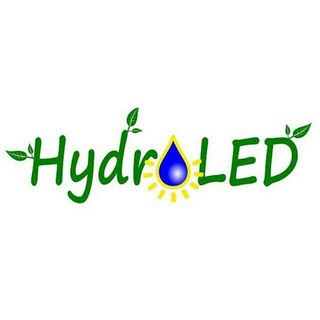 Логотип @hydroled - HydroLED. Свет и системы гидропоники для растений.