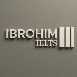 Логотип @ibrohimielts - Ibrohim's IELTS