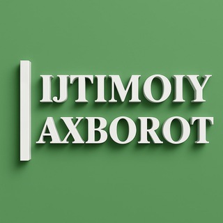 Логотип @ijtimoiyaxborot - Ijtimoiy axborot