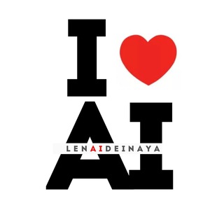 Логотип @iloveai_club - AI-Клуб " I ♥️ AI "