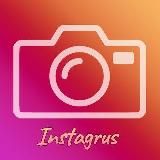 Логотип @instagrus - Фотолента.онлайн