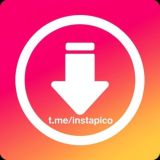 Логотип @instapico_bot - ربات دانلود از اینستاگرام | instapico