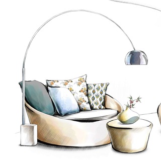 Логотип @interyr_design - Дизайн интерьера l Лайфхаки