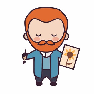 Логотип @intromen - Ван Гог