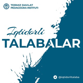Логотип @iqtidorlitalaba - IQTIDORLI TALABALAR