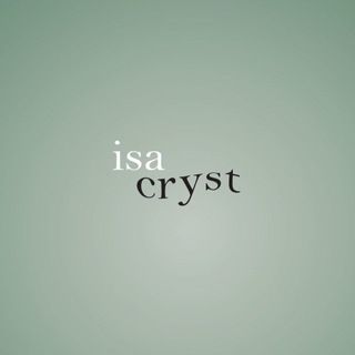 Логотип @isacrysts - isa's crystals!!