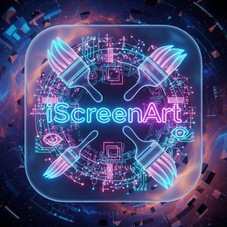 Логотип @iscrenart - iScreenArt 🫰🏻