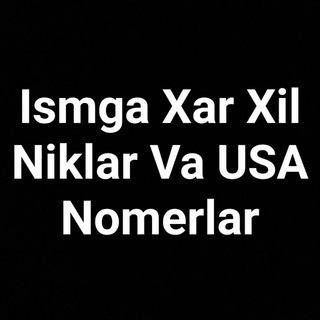 Логотип @ismga_niklar - ☆꧁Ismga Xar Xil Niklar꧂☆