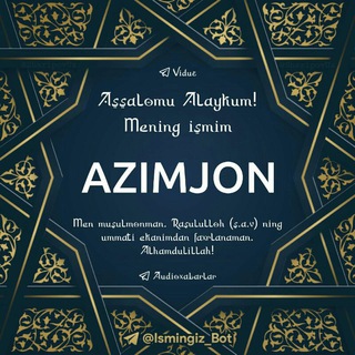Логотип @ismlargayozish - Ismlar yozish