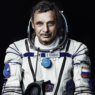 Логотип @iss_year_in_space - Космонавт Михаил Корниенко 👨‍🚀