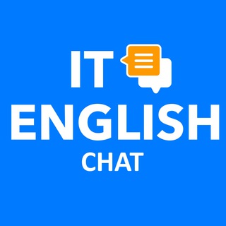 Логотип @it_english_chat - IT English | Chat