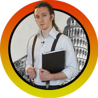 Логотип @italiano_vlad - Итальянский язык с Влад Кава 🇮🇹