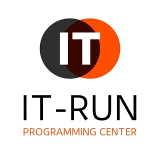 Логотип @itrun_chat - IT-RUN школа программирования.
