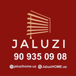 Логотип @jalyuzilar_jaluziy_pardalar - ЖАЛЮЗИ В ТАШКЕНТЕ