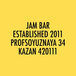 Логотип @jambarkzn - Jam Bar