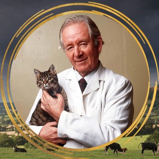 Логотип @jamesharriot_tg - Джеймс Хэрриот, всеми любимый ветеринар