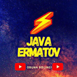 Логотип @javaermatov_chat - JaVaErmatov | chat