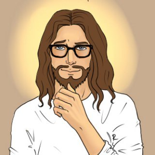 Логотип @jesuisjes - христос не пылесос