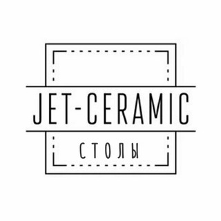 Логотип @jetceramicmebel - J E T - T O P (с т о л ы)