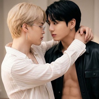 Логотип @jikookvik - •JIMIN+JUNGKOOK•