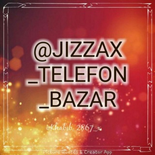 Логотип @jizzaxtelefonoldisotdi - Jizzax telefon bozori