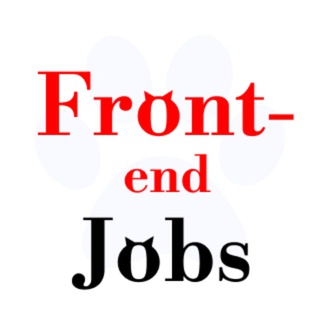 Логотип @jobs_for_frontend - Jobs for Front-end dev