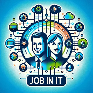 Логотип @jobs_in_it_remoute - Job in IT || Вакансии в IT || Remote || Удаленка