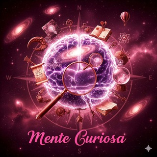 Логотип @juegosmentales - 🔎🧠📚MENTE CURIOSA 📚🧠🔎