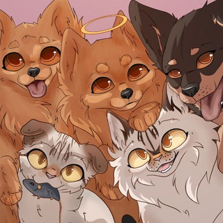 Логотип @juni_muha - ❀ Пушистая семейка ❀