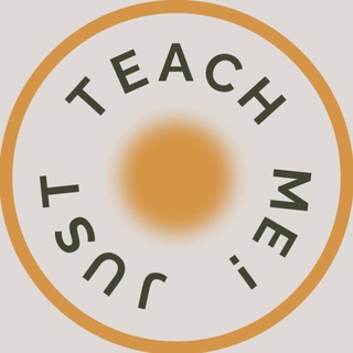 Логотип @just_teach_me - Just teach me!