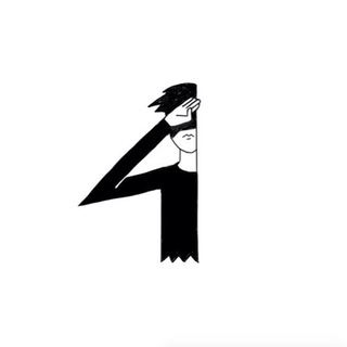 Логотип @justdfour - Дима Четыре и