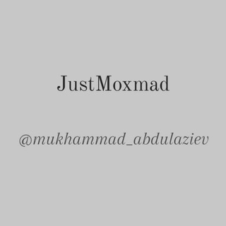 Логотип @justmoxmad - JustMoxmad