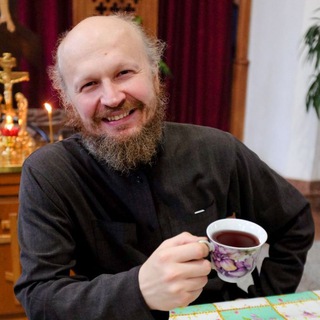 Логотип @k_bogu - ☕️ С отцом Георгием за лавками