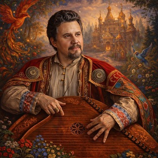 Логотип @kanteleon - Кирилл Богомилов Гусли ❃ Русская Этническая Музыка