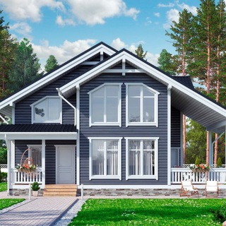 Логотип @karkas_doma - Каркасные дома 🏠