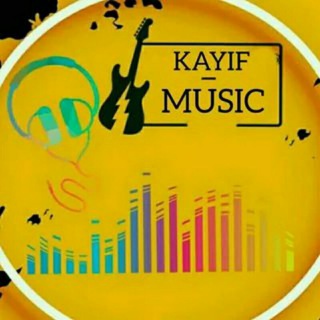 Логотип @kayif_music - KAYF MUSIC 🎶 оргинал МР3▪️(Rasmiy kanal)