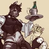 Логотип @kbiscuitcatdraws - KBiscuit Draws