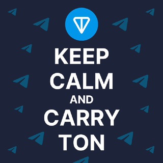 Логотип @kcact - Keep Calm and Carry TON