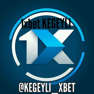 Логотип @kegeyli_1xbet - 1xbet KEGEYLI✅✅