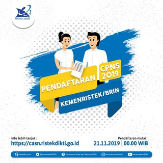 Логотип @kemenristekbrin - CPNS BRIN