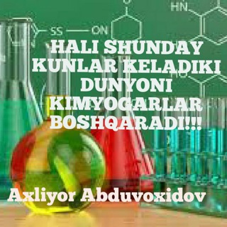 Логотип @kimyodan_masalalar_taxlili - Kimyo masalalar taxlili