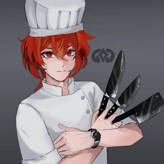 Логотип @kitchen_genshin - Тейватская Кулинария | Genshin Impact