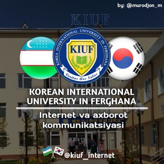 Логотип @kiuf_internet - KIUF (Kompyuter Muhandisligi)