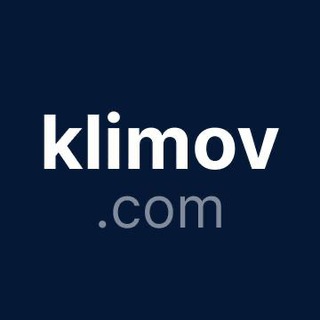 Логотип @klimovcom - klimov.com