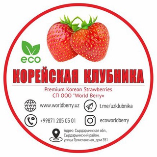 Логотип @klubnika_qulupnay_strawberry - 🍓 ECO World-Berry 🍓