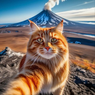 Логотип @kmch_stories - Вулкан и Точка