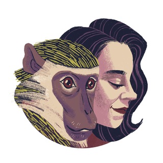 Логотип @knigkamartishka - Мартышка